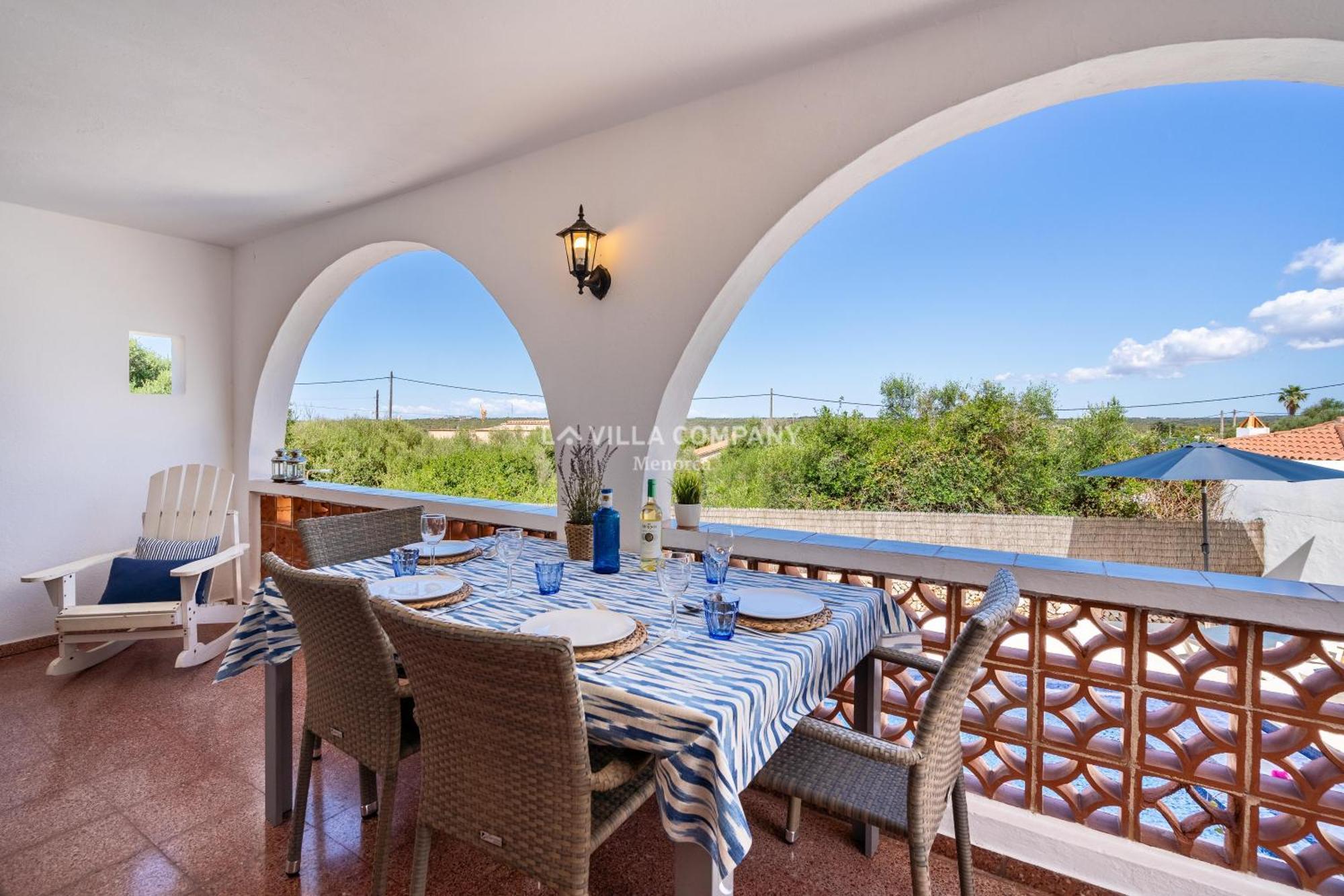 Villa Caterina Cala En Porter  Eksteriør billede