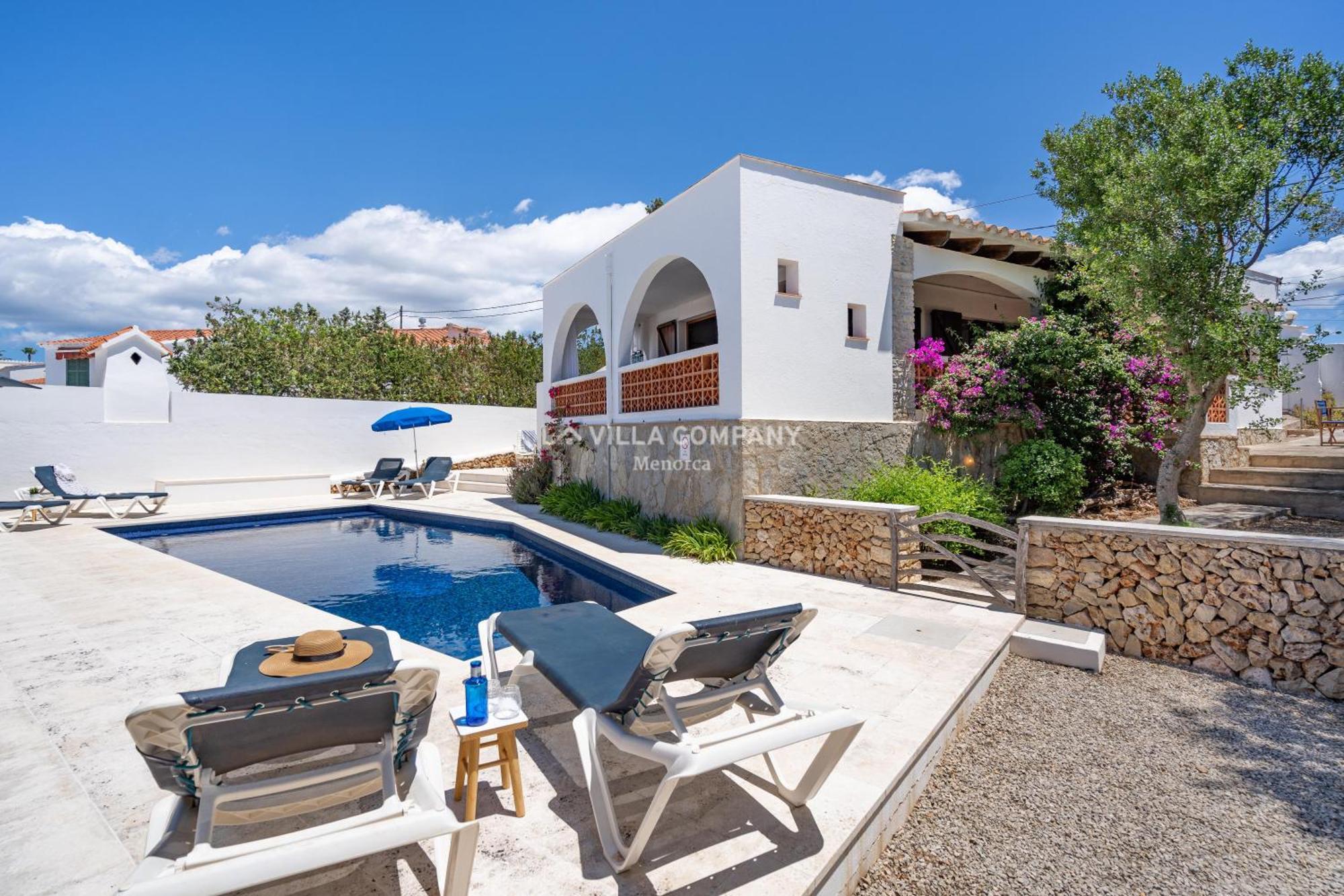 Villa Caterina Cala En Porter  Eksteriør billede